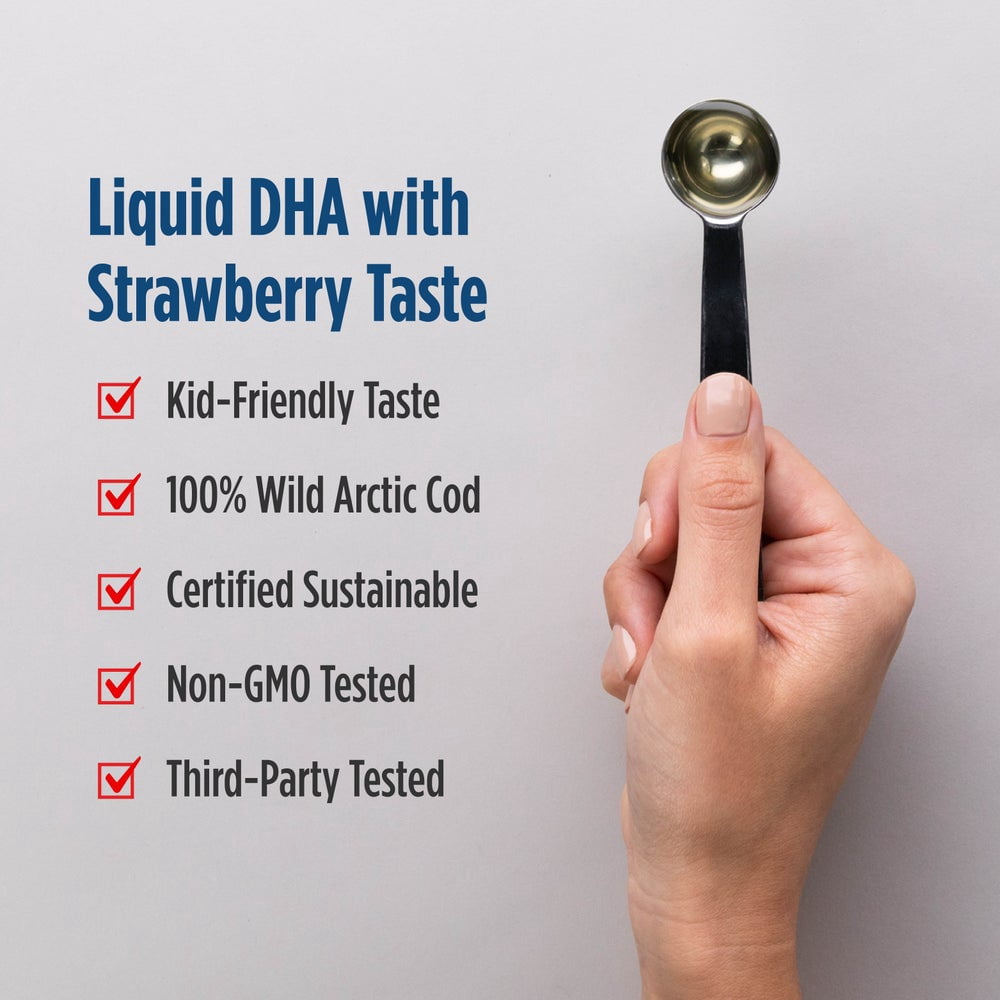 Nordic Naturals Children's DHA 530mg 4oz - packaging detail