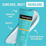 Neutrogena Hydro Boost Water Gel Non-Greasy Moisturizing Sunscreen For All Skin Types Lotion With Broad Spectrum Spf 50, Water-Resistant, 3 Fl Oz, Pack Of 1