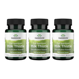 Swanson Full Spectrum Milk Thistle 500 Milligrams 30 Capsules (3 Pack)