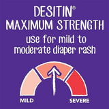 Desitin Baby Diaper Rash Maximum Strength Original Paste, 4 Oz Tube