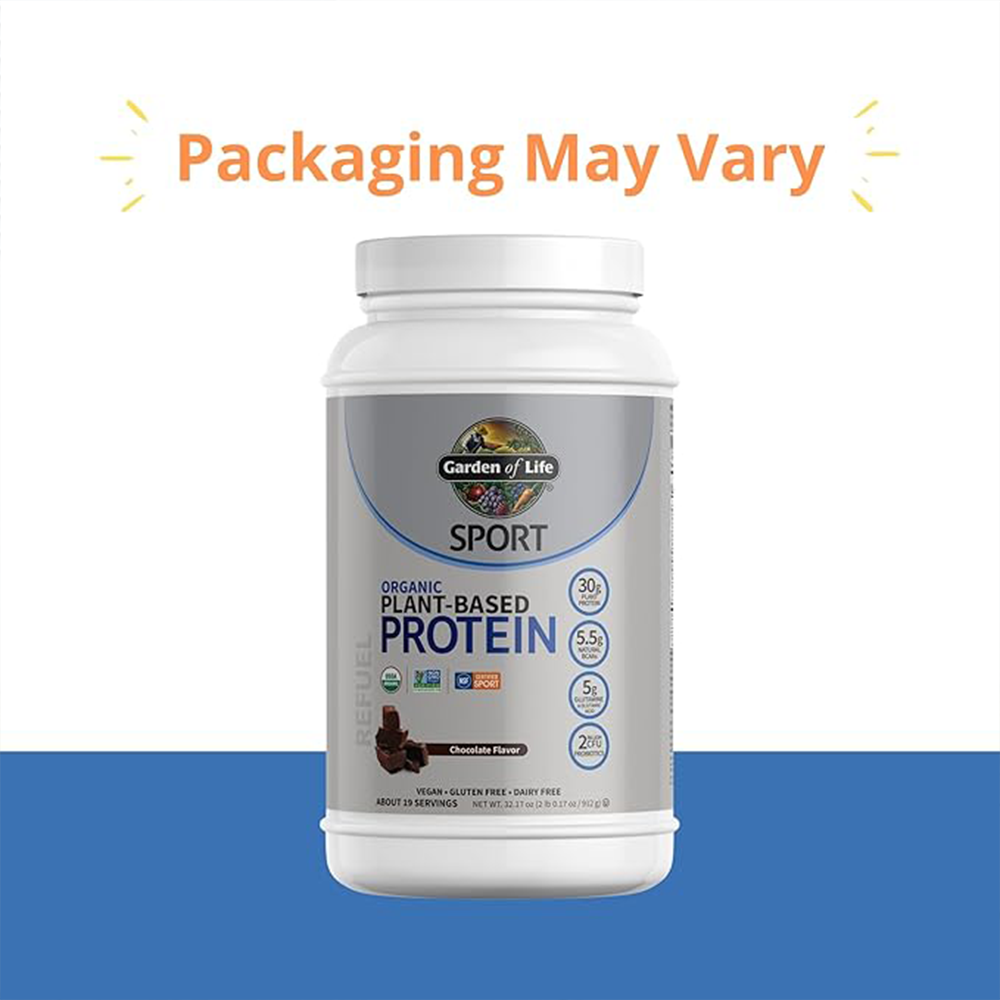 Garden of Life, Sport, Organic Plant-Based Protein, Refuel, Chocolate, 29.6 oz (840 g) GOL-11941