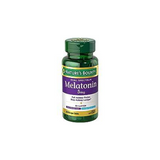 Nature's Bounty Melatonin 5mg Dual Spectrum, 100% Drug Free Sleep Supplement, Quick Release and Extended Release, Promotes Relaxation and Sleep Health, 60 Bi-Layer Tablets