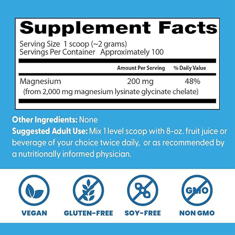 Doctor's Best High Absorption Magnesium Powder,White, 100% Chelated TRACCS, Not Buffered, Headaches, Sleep, Energy. Non-GMO, Vegan, Gluten Free, 200G, 7.1 Ounce (Pack of 1)