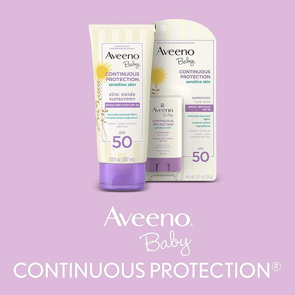 Aveeno Baby Natural Protection Face Stick Spf50-14G (0.5Oz)") | for All Skin Types