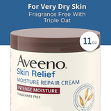 Aveeno Skin Relief Moisturizing Cream, 11 Oz