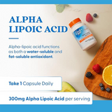Doctor's Best Alpha-Lipoic Acid 300, Supports Antioxidant Function & Glycemic Balances, Non-GMO, Gluten Free, Vegan, Soy Free, 300 mg, 180 Veggie Caps