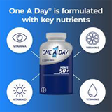 One A Day Men 50 Plus 100 Tablets Only For Above 50 Year Old Mens