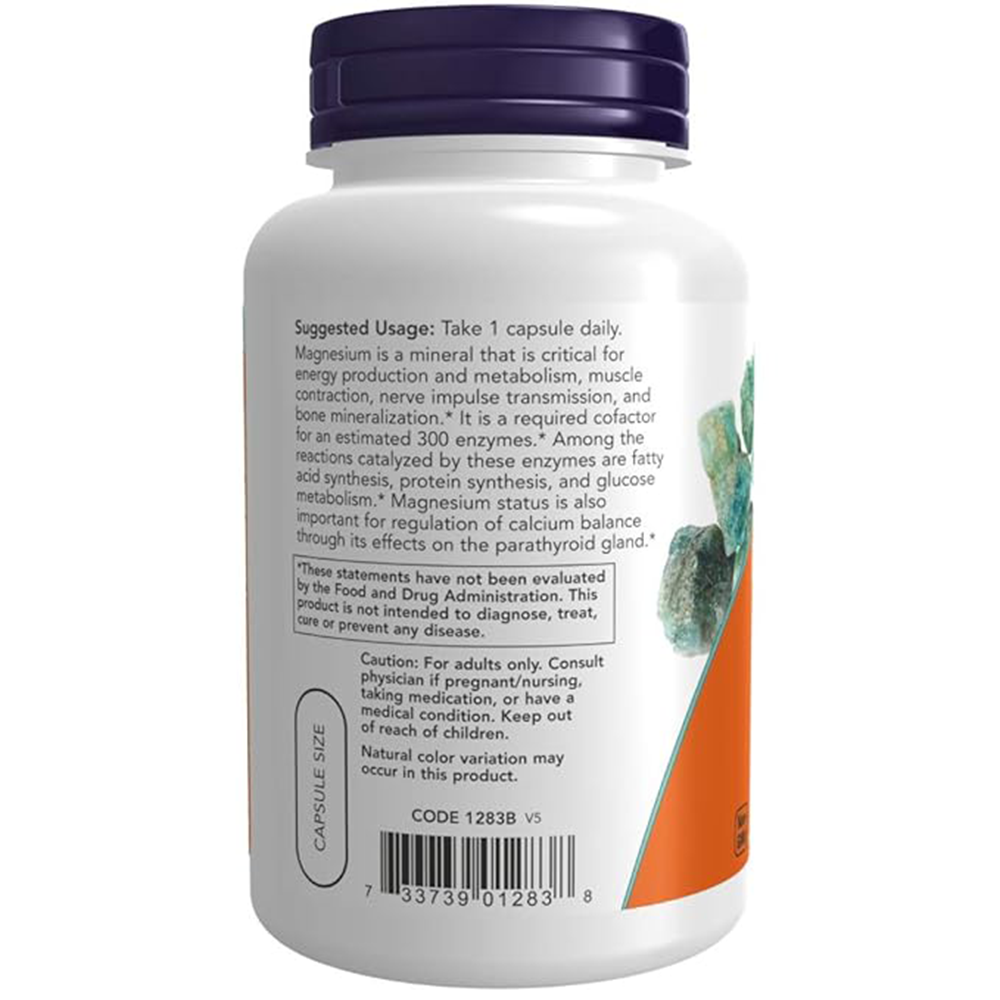 Now Foods Magnesium Capsules 400 mg - 180 Capsules