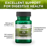 Swanson Oregano Oil 10:1 Extract-Natural Supplement Promoting Digestive Health-Respiratory & Urinary Tract Health Support (120 Softgels, 150mg Each)
