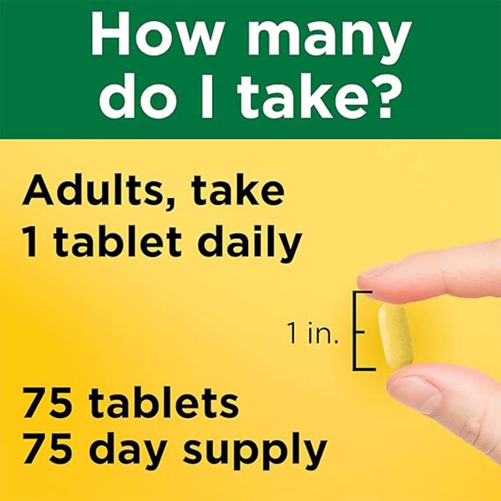 Nature Made Stress B Complex with Vitamin C and Zinc, Dietary Supplement for Immune Support, 75 Tablets, 75 Day Supply