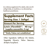 Solgar Lutein 40 mg, 30 Softgels - Supports Eye Health - Helps Filter Out Blue-Light - Contains FloraGLO Lutein - Gluten Free, Dairy Free - 30 Servings