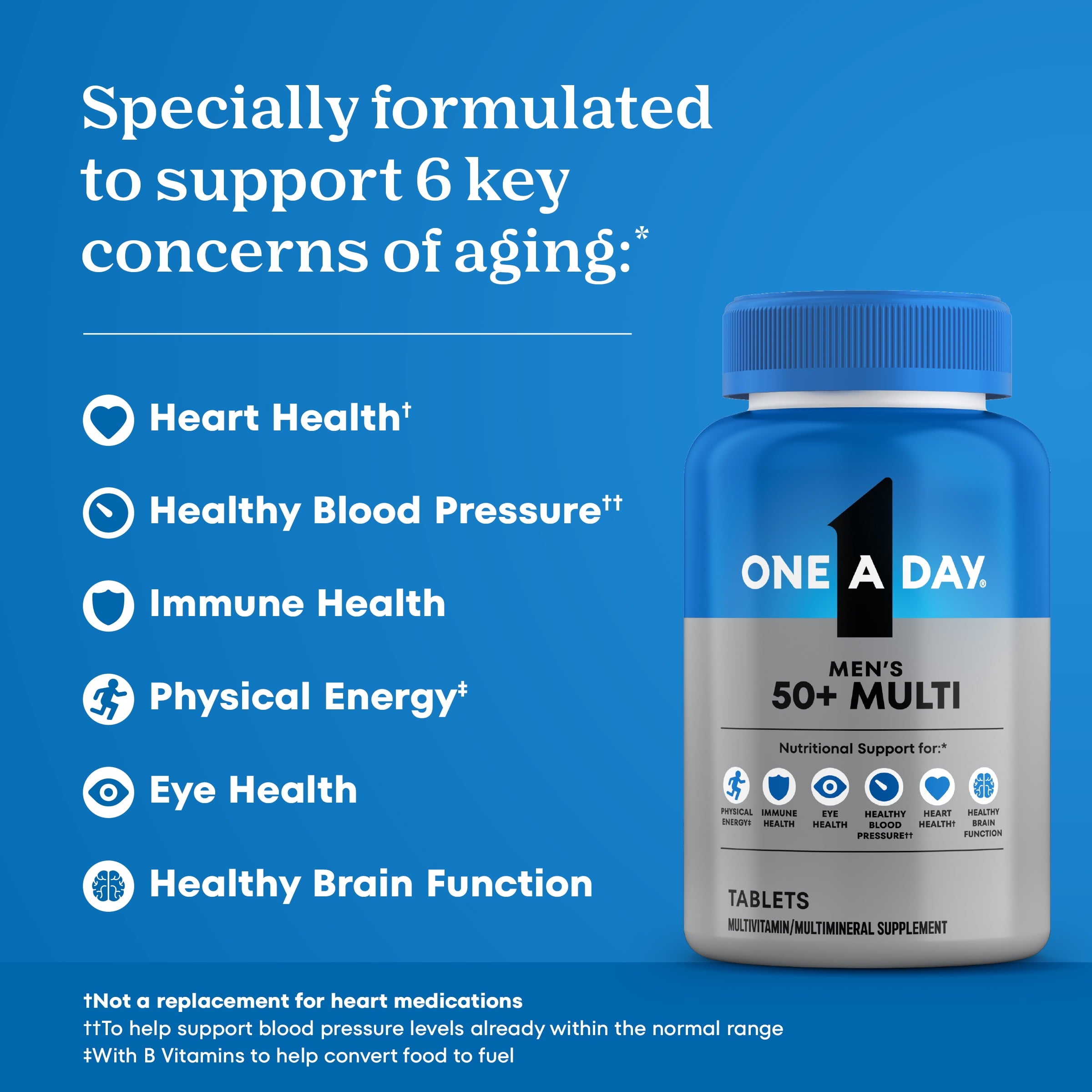 One A Day Men's 50 Plus Healthy Advantage 100ct - additional product view