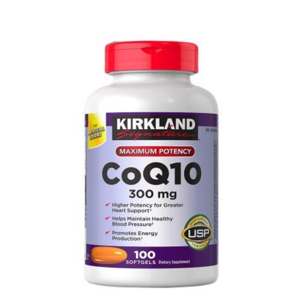 Kirkland Signature Coq10 300Mg, 100 Softgels