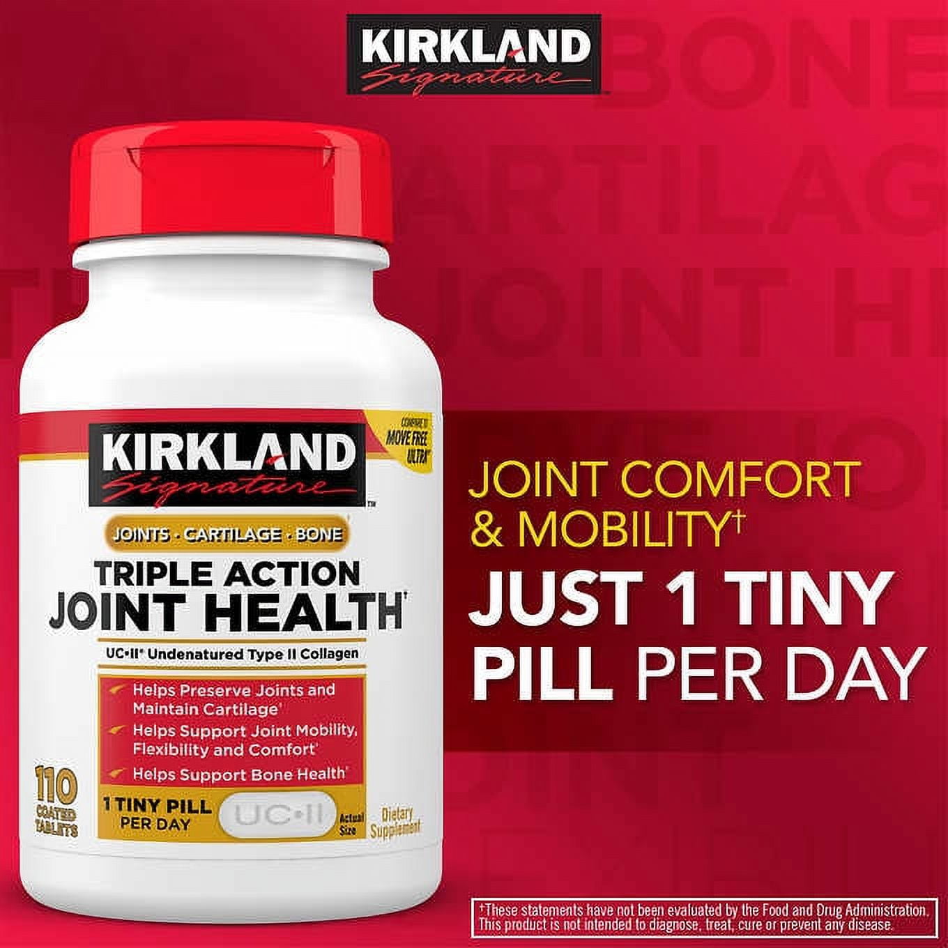 Kirkland Signature Triple Action Joint Health 110ct - additional view