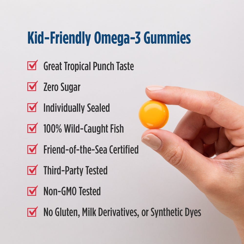 Nordic Naturals Zero Sugar Children's DHA 600mg 30ct - packaging detail