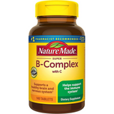 Nature Made Stress B Complex with Vitamin C and Zinc, Dietary Supplement for Immune Support, 140 Tablets, 140 Day Supply