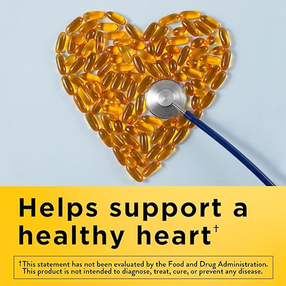 Nature Made Fish Oil 1200 mg Softgels, Fish Oil Supplements, Omega 3 Fish Oil for Healthy Heart Support, Omega 3 Supplement with 230 Softgels, 115 Day Supply