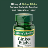 Nature's bounty ginkgo biloba 120mg 100 capsules