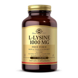 Solgar L-Lysine 1000 mg, 100 Tablets - Enhanced Absorption and Assimilation - Promotes Integrity of Skin and Lips - Collagen Support - Amino Acids - Non GMO, Vegan, Gluten Free - 100 Servings