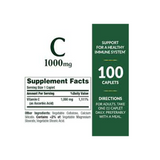 Nature's Bounty Vitamin C 1000mg, Immune Support Supplement, Powerful Antioxidant, 1 Pack, 100 Caplets