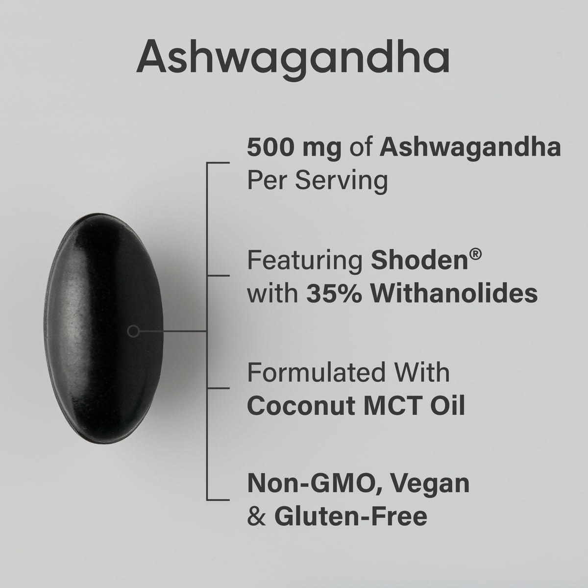 Sports Research Ashwagandha - bottle angle view