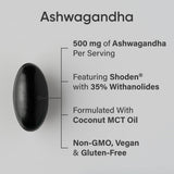 Sports Research Ashwagandha - bottle angle view