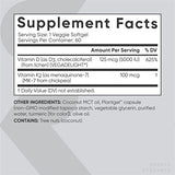Sports Research Vitamin D3 K2 - softgel closeup