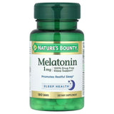 Nature's Bounty Melatonin 1mg 180ct - front of bottle