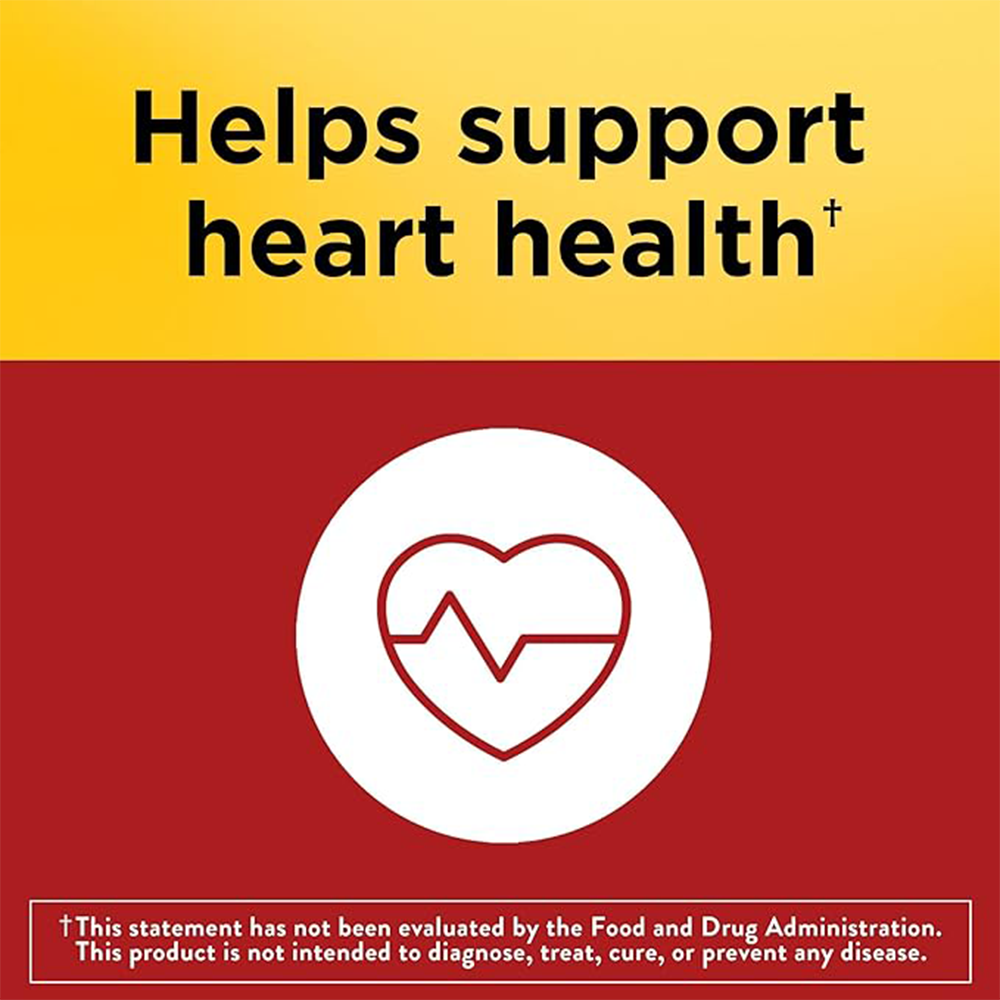 Nature Made CoQ10 200mg, Dietary Supplement for Heart Health Support, 105 Softgels, 105 Day Supply