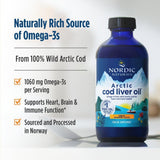 Nordic Naturals Arctic Cod Liver Oil, Orange, 8oz (237ml)