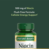 Nature Bounty Niacin 500mg, 120 Capsules