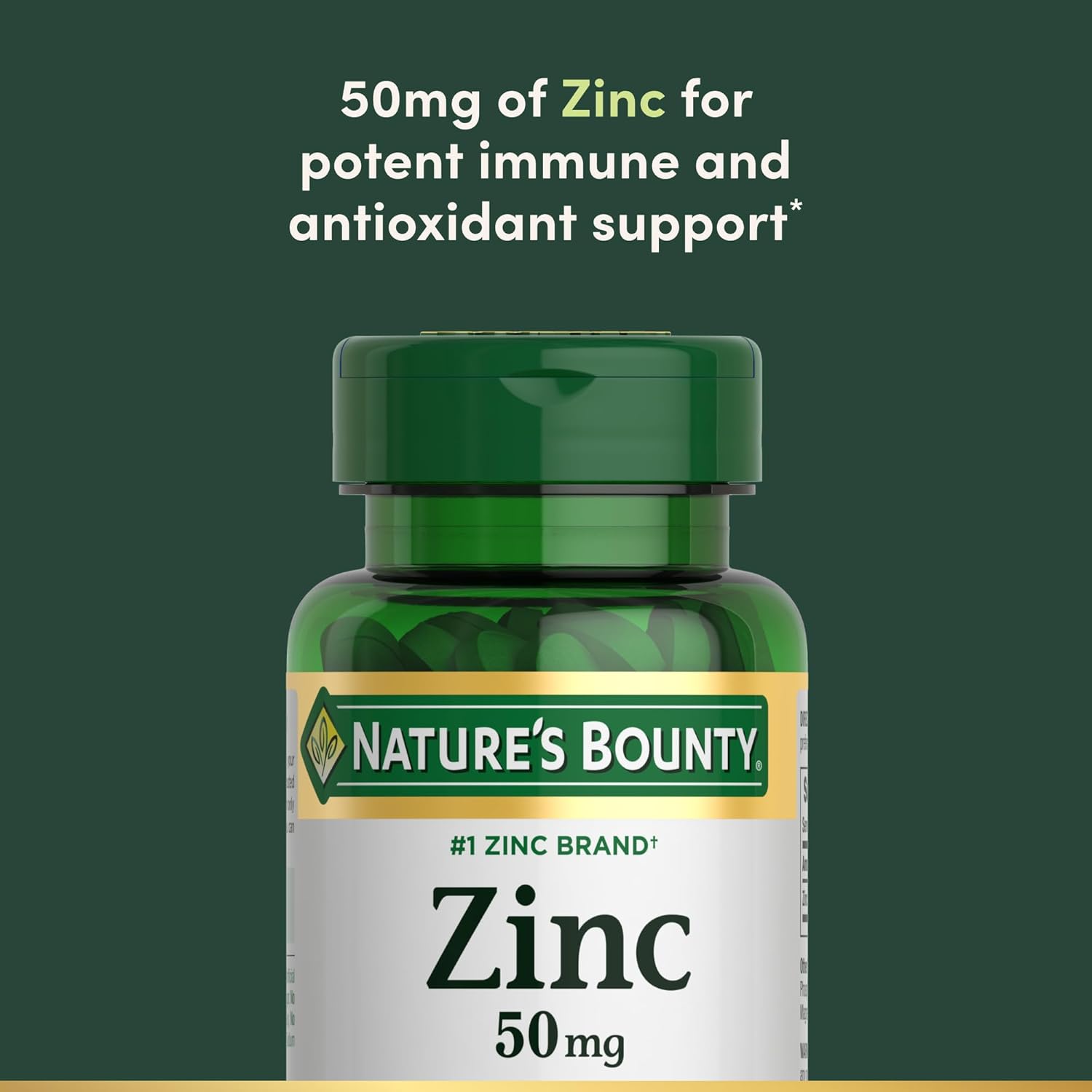 Nature Bounty Zinc 50mg, 100 Tablets