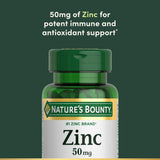 Nature Bounty Zinc 50mg, 100 Tablets