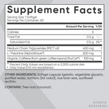 Sports Research L-Theanine + Caffeine, 60 Softgels