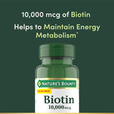 Nature Bounty Biotin 10000 Mcg, 250 Tablets
