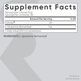 Sports Research L-Glutamine, 17.64 oz