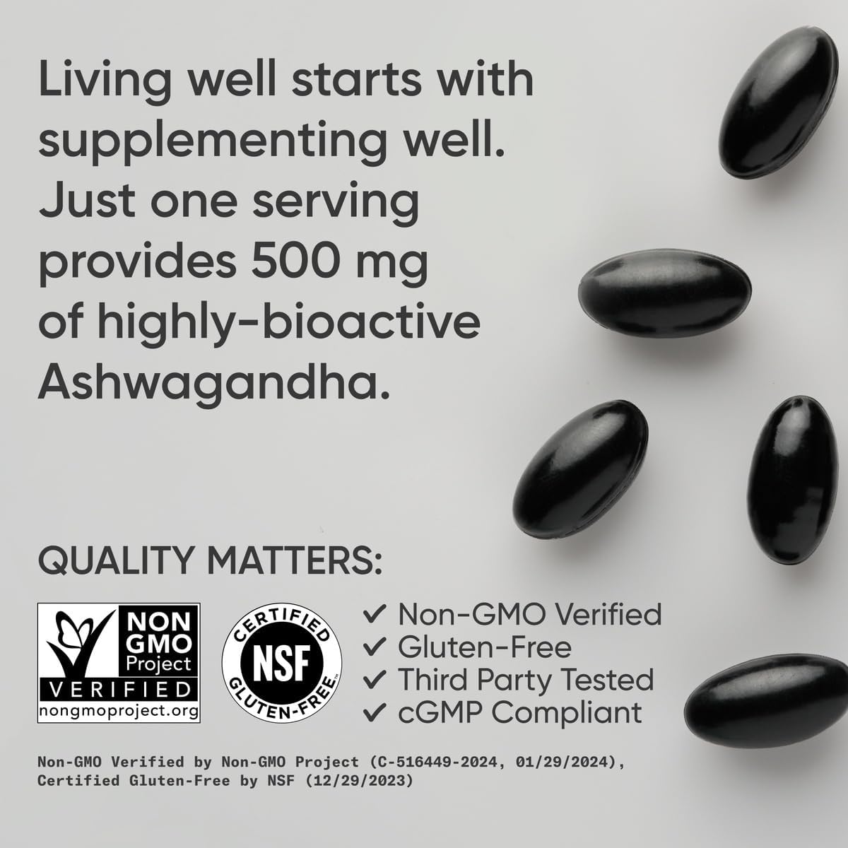 Sports Research Ashwagandha - softgel closeup