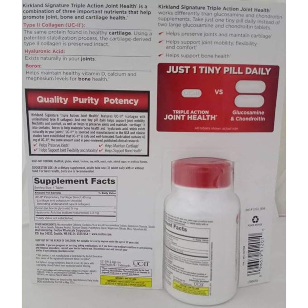 Kirkland Signature Triple Action 110 Coated Tablets