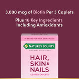 Nature Bounty Hair Skin & Nails, 60 Coated Capsules