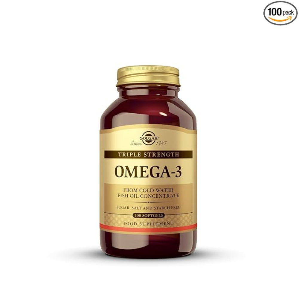 Solgar Omega-3 EPA & DHA Triple Strength, 950 mg 100 Softgels