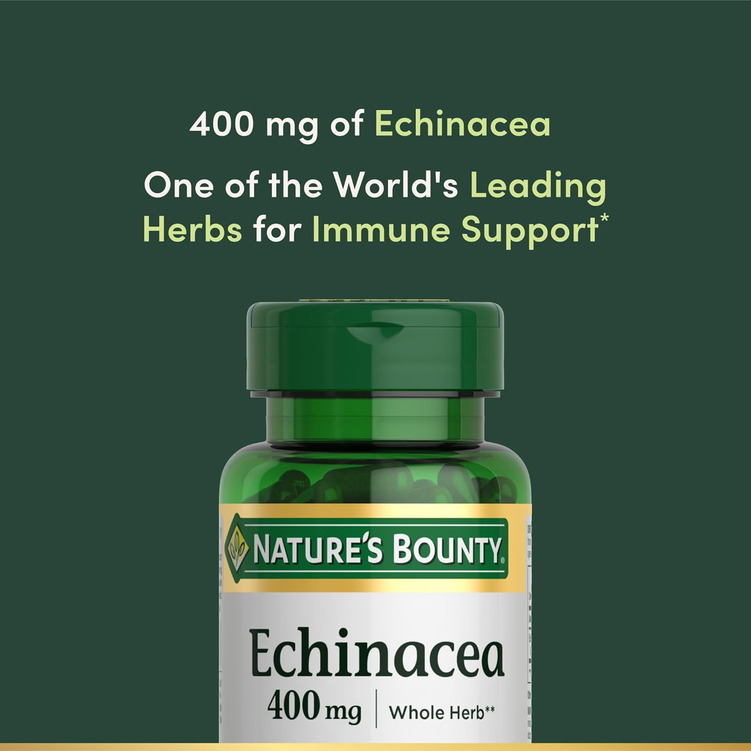 Nature Bounty Echinacea 400mg, 100 Capsules