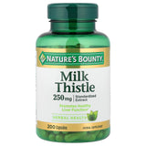 Nature's Bounty Milk Thistle 250mg 200ct - front of bottle