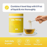 Vital Proteins Collagen Peptides Powder, Promotes Hair, Nail, Skin, Bone and Joint Health, Lemon 26.5 Ounce