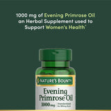Nature Bounty Evening Primrose Oil 1000mg, 60 Rapid Release Softgels