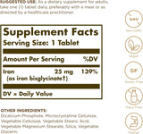 Solgar Chelated Iron, 100 Tablets