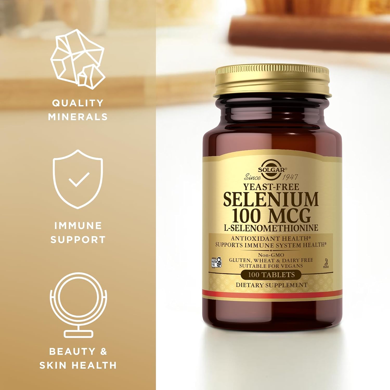 Solgar Selenium 100mcg, 100 Tablets