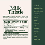 Nature Bounty Milk Thistle 250mg, 200 Capsules