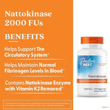 Doctor's Best Nattokinase, Non-GMO, Vegan, Gluten Free, 270 Veggie Caps