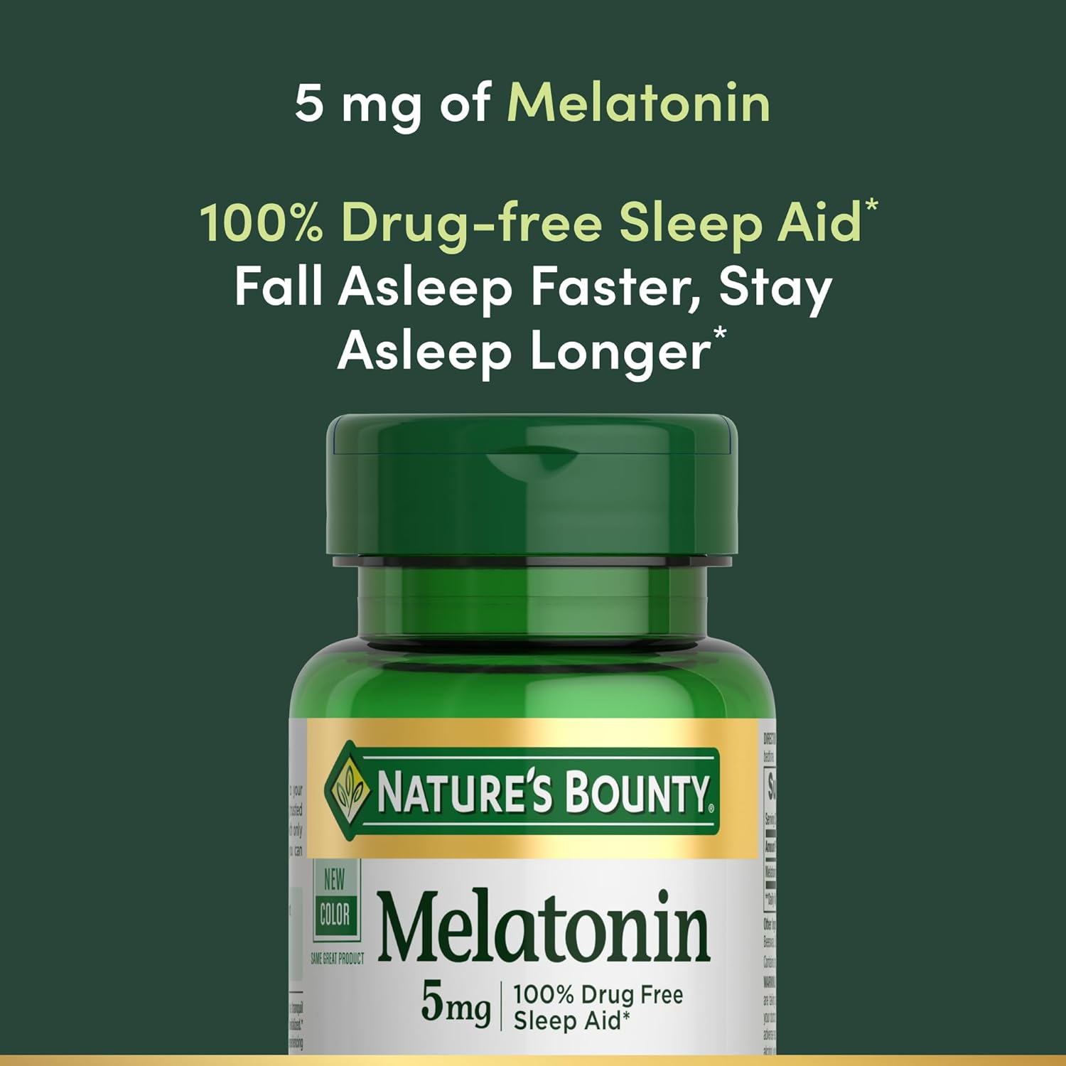 Nature Bounty Melatonin 5mg, 90 Tablets