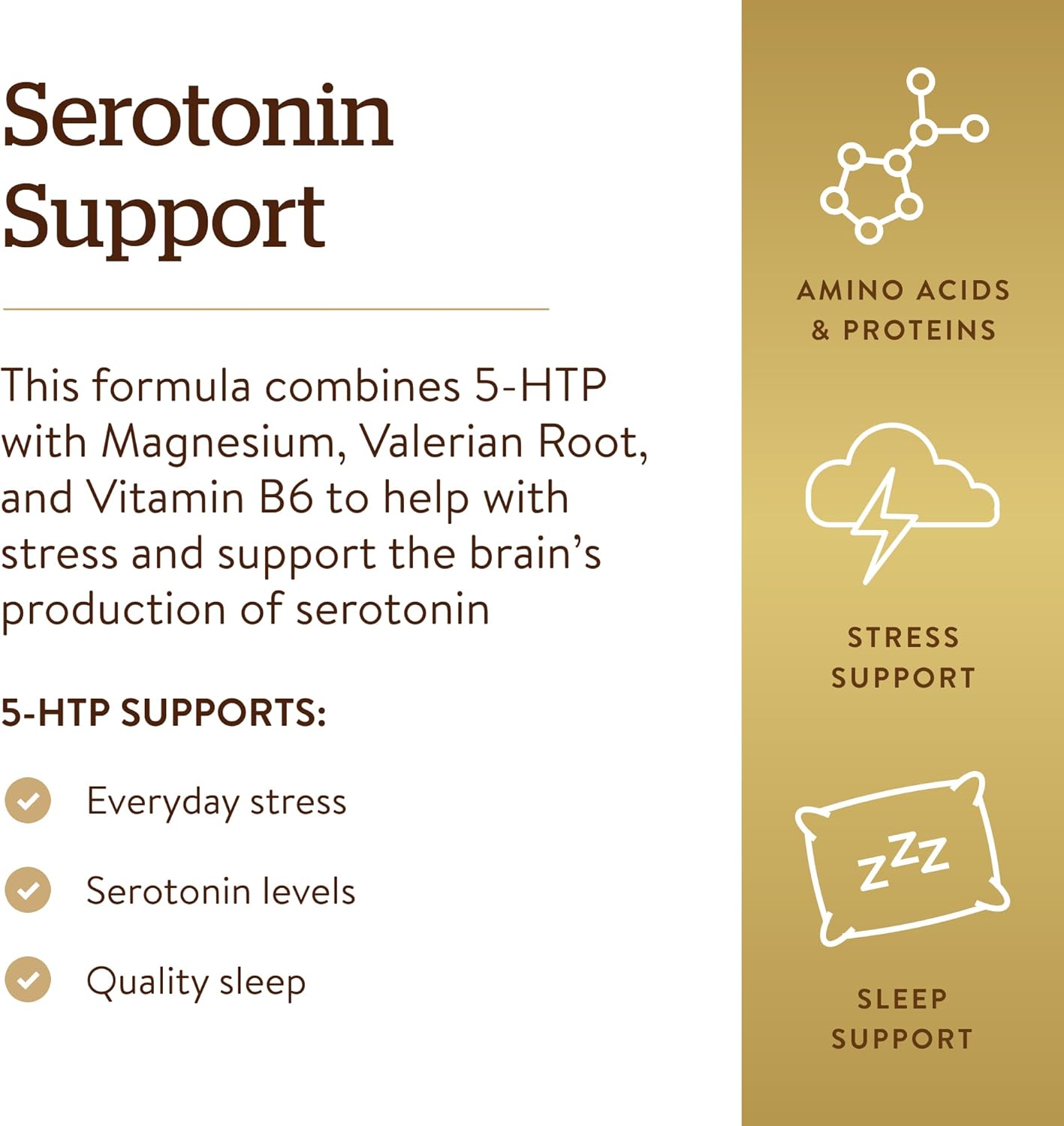 Solgar 5-HTP 100mg, 90 Vegetable Capsules